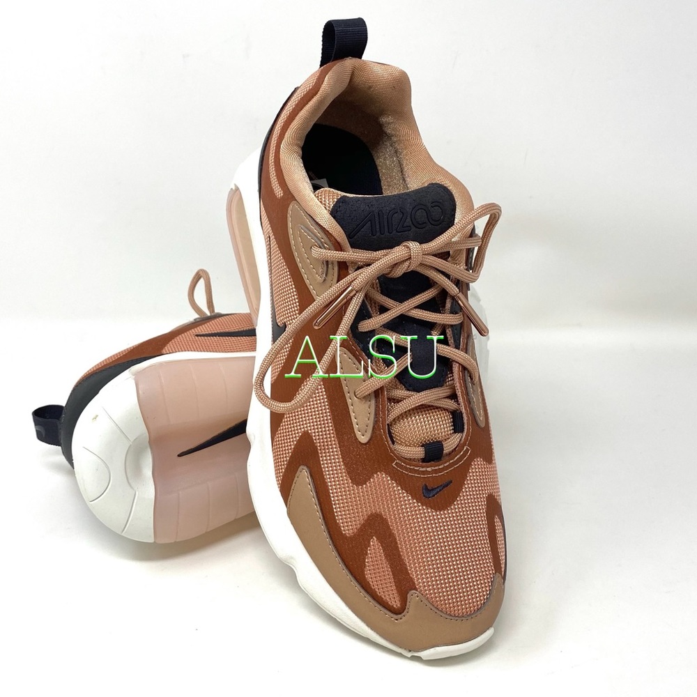 Nike Air Max 200 Red Bronze Women’s Sneakers - Picture 9 of 10